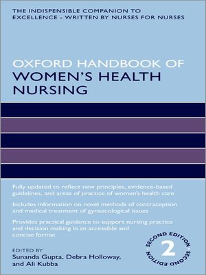 cover image of Oxford Handbook of Women's Health Nursing
